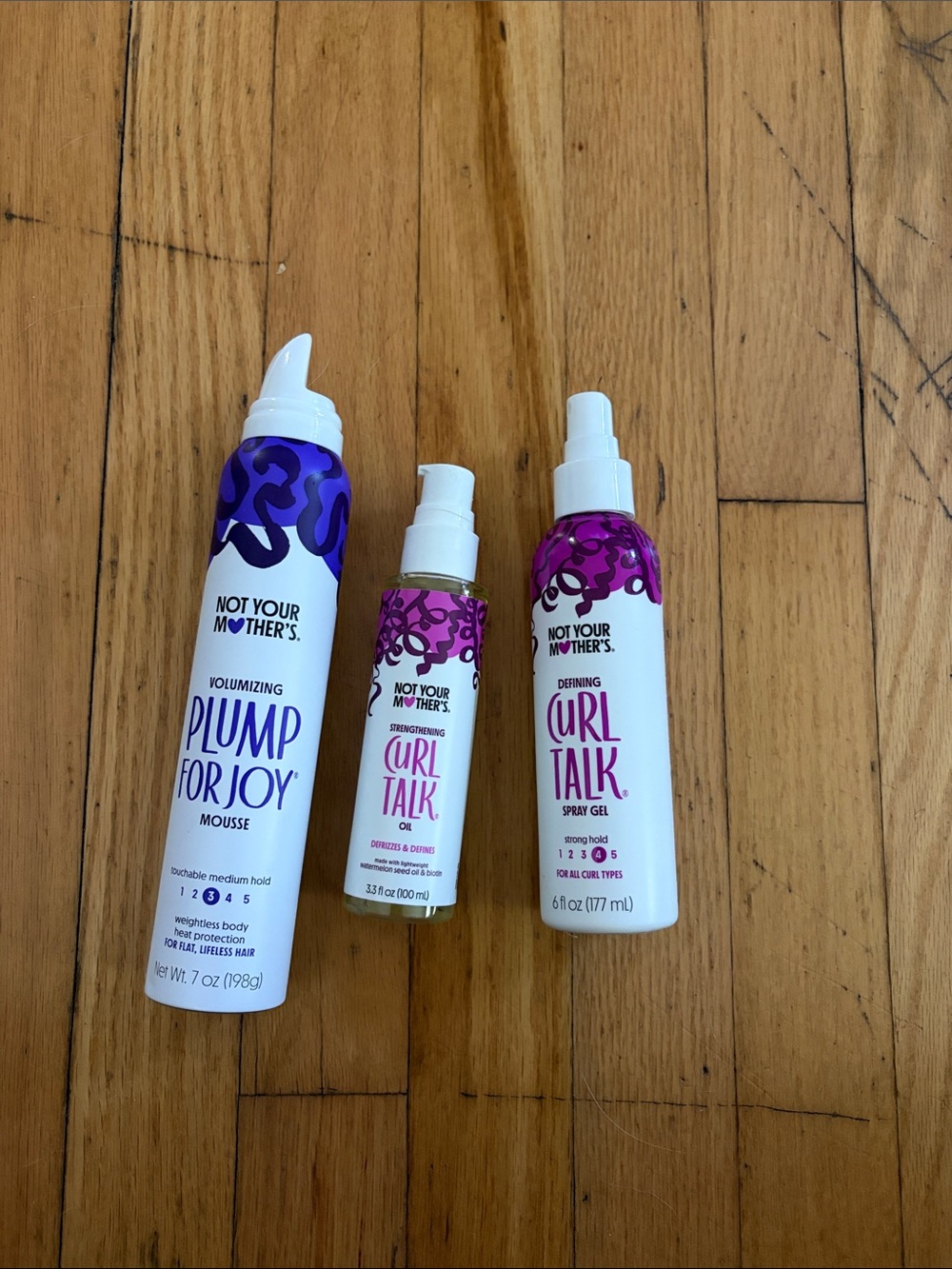 Not Your Mother's Curl Care Trio - White & Purple